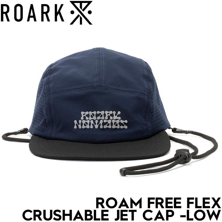 ˹�� ���ȥ�åץ���å� ROARK �������� ROAM FREE FLEX CRUSHABLE JET CAP -LOW RHJ1120-NVY 25SU ��������Ź������