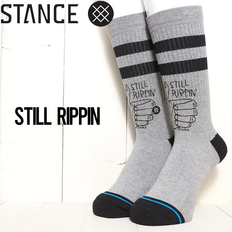 [����å��ݥ����б�] ���å��� ���� STANCE ������ STILL RIPPIN CREW SOCKS ���å��� ���� A556B22STI