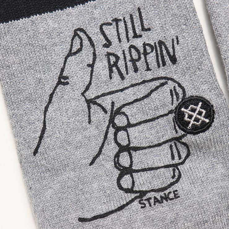 [����å��ݥ����б�] ���å��� ���� STANCE ������ STILL RIPPIN CREW SOCKS ���å��� ���� A556B22STI