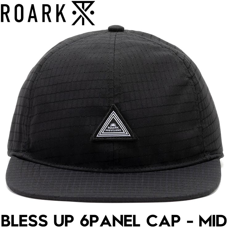 ̵˹ ɥȥåץå THE ROARK REVIVAL ХХ BLESS UP 6PANEL CAP - MID RHJ1122-BLK 25SU Ź