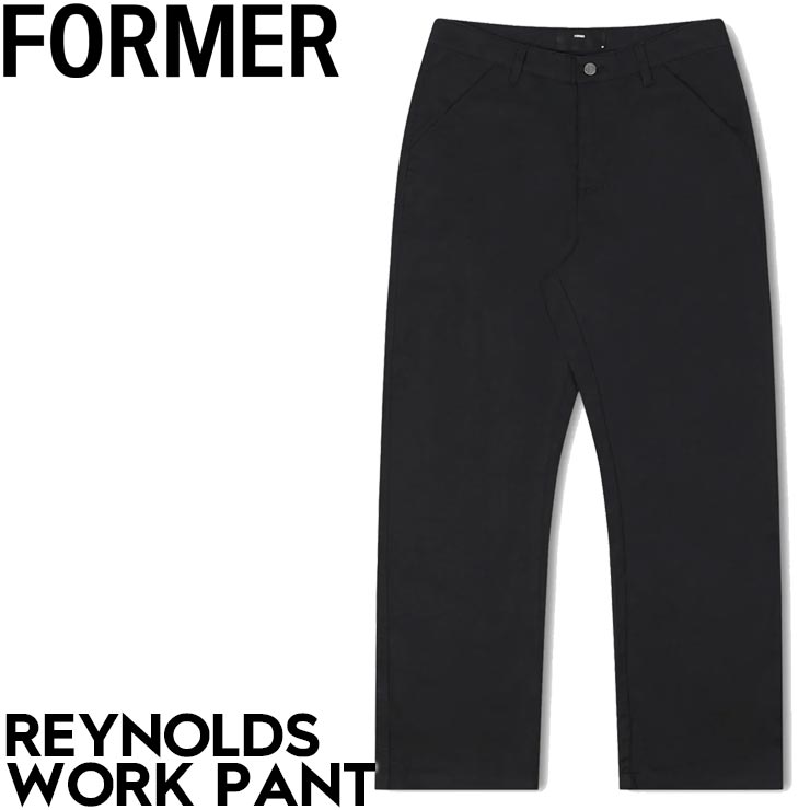 FORMER �ե����ޡ� REYNOLDS WORK PANT ����ѥ�� ��� �Х����ե��å� �ǡ���쥤�Υ륺 �磻�ɥ��륨�å� ���åȥ�ĥ��� �֥�å� FPA-25213 25HO ��������Ź������