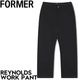 FORMER �ե����ޡ� REYNOLDS WORK PANT ����ѥ�� ��� �Х����ե��å� �ǡ���쥤�Υ륺 �磻�ɥ��륨�å� ���åȥ�ĥ��� �֥�å� FPA-25213 25HO ��������Ź������