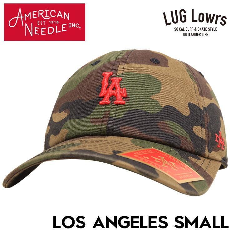 AMERICAN NEEDLE ����ꥫ��ˡ��ɥ� ����å� ��� ��ǥ����� �١����ܡ��륭��å� ��������å� 6�ѥͥ륭��å� �ɽ�����å� LOS ANGELES SMALL SMU674A-LA-S CAMO ��������Ź������