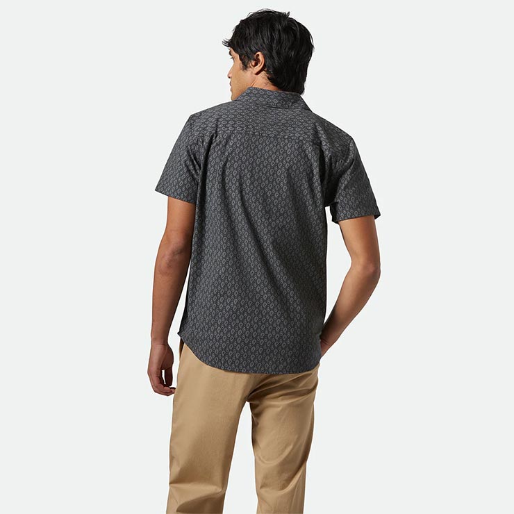 Ⱦµ BRIXTON ֥ꥯȥ CHARTER PRINT S/S WVN 01218 WHDBP Ź