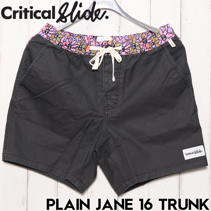 ������̵���ۥܡ��ɥ��硼�� �����եѥ�� Critical Slide ����ƥ����륹�饤�� TCSS �ƥ��������������� PLAIN JANE 16 TRUNK BS25063 BLACK