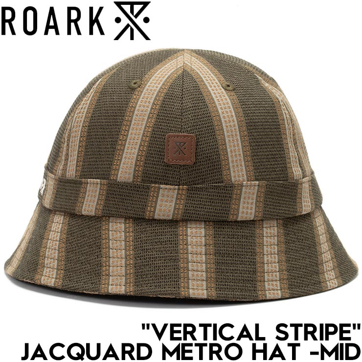 ̵ۥХåȥϥå ˹ 㥬 THE ROARK REVIVAL ХХ VERTICAL STRIPE JACQUARD METRO HAT -MID RHJ1124-ARM Ź