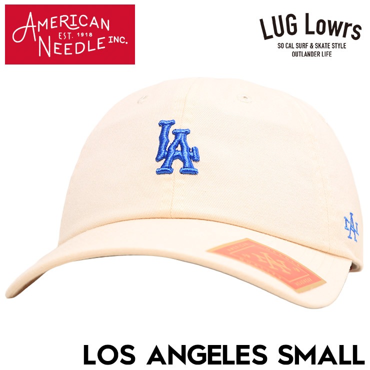 AMERICAN NEEDLE ����ꥫ��ˡ��ɥ� ����å� ��� ��ǥ����� �١����ܡ��륭��å� ��������å� 6�ѥͥ륭��å� �ɽ�����å� LOS ANGELES SMALL SMU674A-LA-S IVORY ��������Ź������