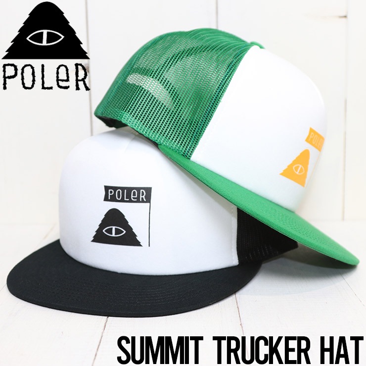 ������̵���� POLeR �ݡ��顼 SUMMIT TRUCKER HAT ��å��奭��åå� ���ʥåץХå�����å� 212ACU7401 [FB]