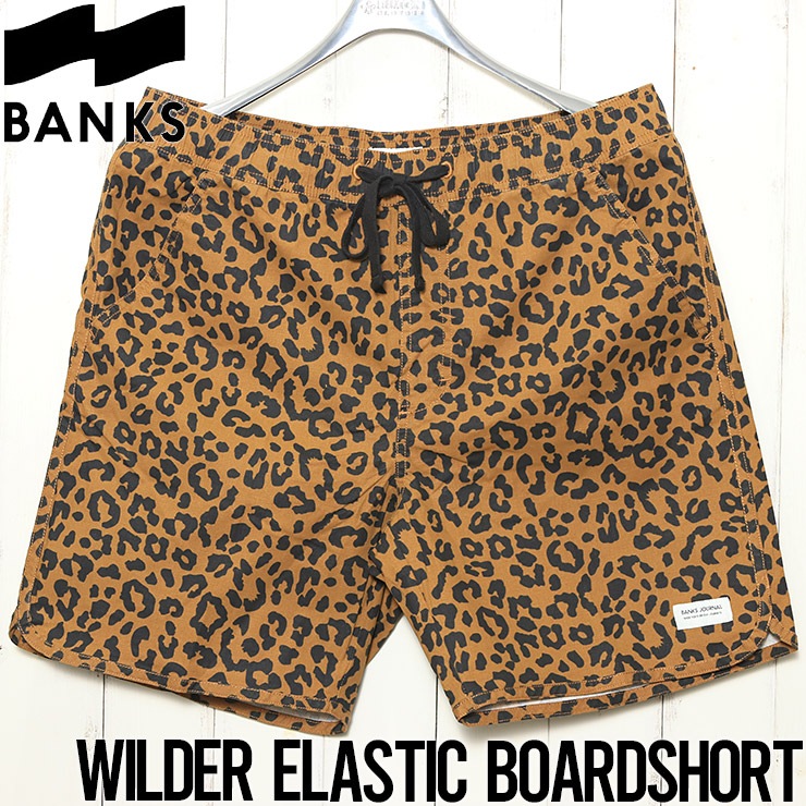 [åݥб] ܡɥ硼  եѥ BANKS Х󥯥 WILDER ELASTIC BOARDSHORT BSE0318