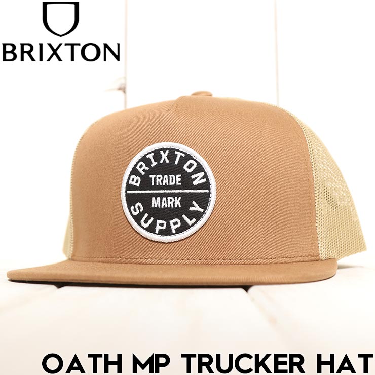 ������̵���ۥ�å��奭��å� ˹�� BRIXTON �֥ꥯ���ȥ� OATH MP TRUCKER HAT 11627 TANLT ��������Ź������