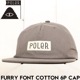 ������̵����˹�� ���ȥ�åץ���å�  POLeR �ݡ��顼 FURRY FONT COTTON 6P CAP 251MCV0087 GRY ��������Ź������