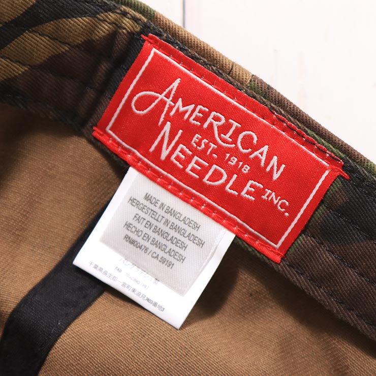 AMERICAN NEEDLE ����ꥫ��ˡ��ɥ� ����å� ��� ��ǥ����� �١����ܡ��륭��å� 6�ѥͥ륭��å� �����֥Х����� �ɽ�����å� NY SMU674H-NBY CAMO ��������Ź������