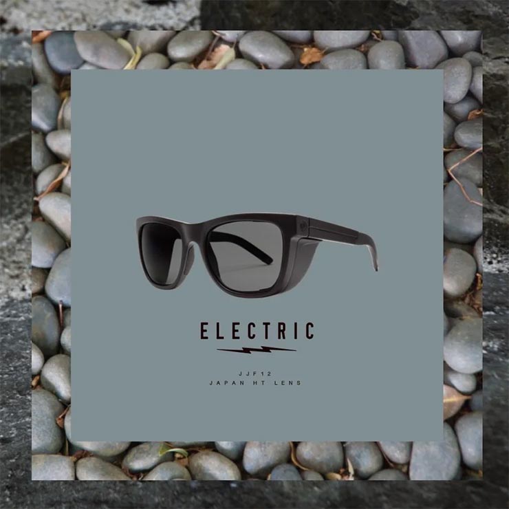 ELECTRIC ���쥯�ȥ�å� 12(JJF12) - MATTE BLACK / HT GREEN POLAR PRO��ASIAN FIT�ϥ��󥰥饹 �ޥåȥ֥�å� �и���� ��� ��ǥ����� ��������ե��å� ��������Ź������