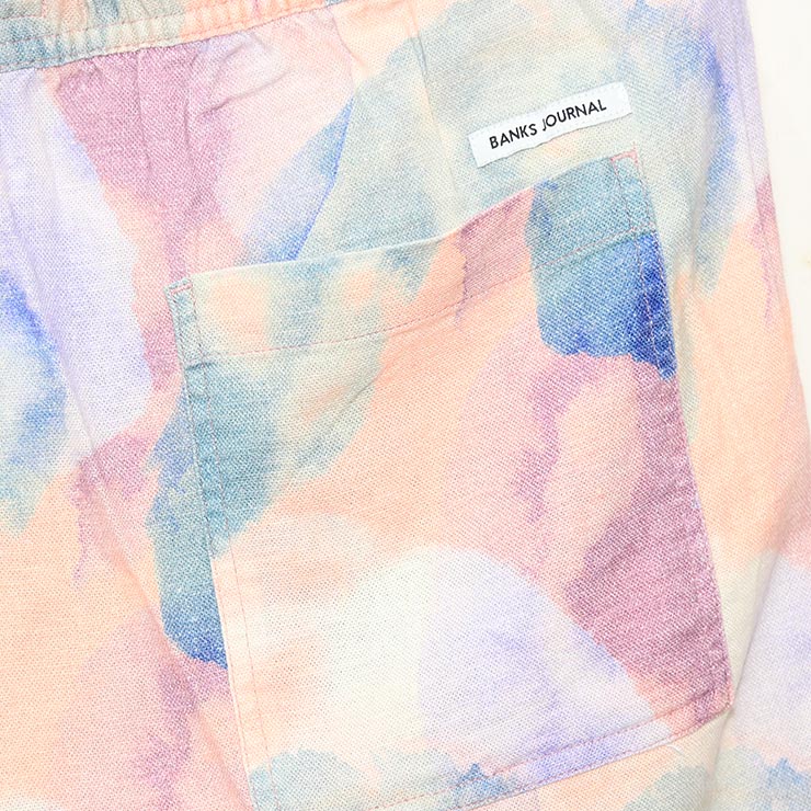 [����å��ݥ����б�] �ϡ��եѥ�� ���硼�� ��ͥ� BANKS �Х󥯥� LENSE ELASTIC WALKSHORT BSE0042