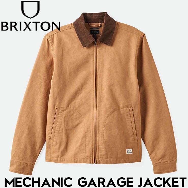������̵���ۥ��åץ��㥱�å� ���졼�����㥱�å� BRIXTON �֥ꥯ���ȥ� MECHANIC GARAGE ZIP JKT 03438 TOBACCO BROWN ��������Ź������