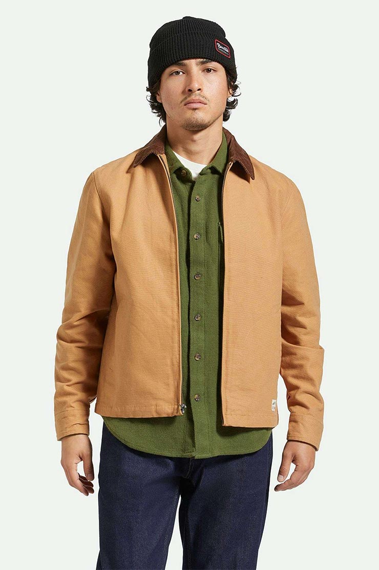 ������̵���ۥ��åץ��㥱�å� ���졼�����㥱�å� BRIXTON �֥ꥯ���ȥ� MECHANIC GARAGE ZIP JKT 03438 TOBACCO BROWN ��������Ź������