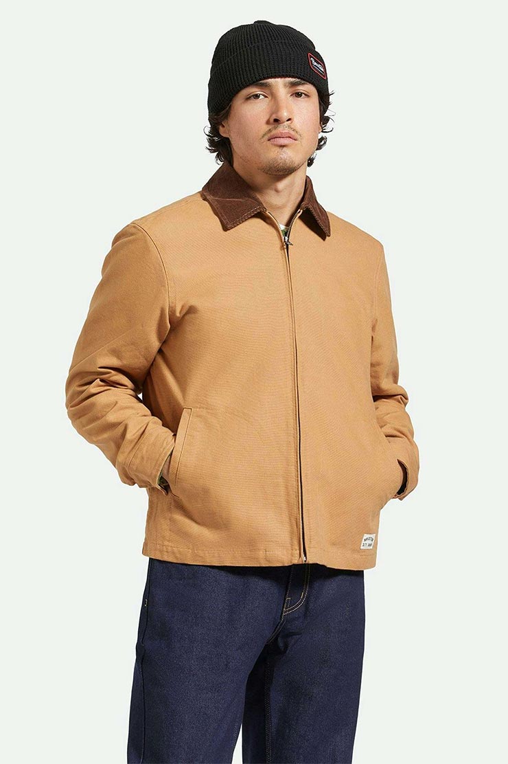 ������̵���ۥ��åץ��㥱�å� ���졼�����㥱�å� BRIXTON �֥ꥯ���ȥ� MECHANIC GARAGE ZIP JKT 03438 TOBACCO BROWN ��������Ź������