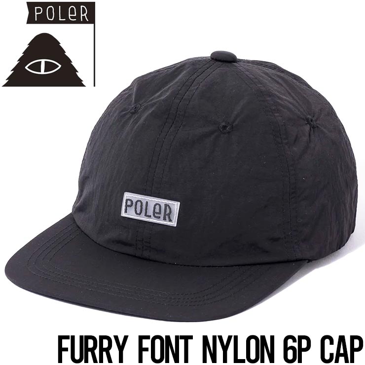 ������̵����˹�� ���ȥ�åץ����ɥ���å�  POLeR �ݡ��顼 FURRY FONT NYLON 6P CAP 251MCV0092 BLK ��������Ź������