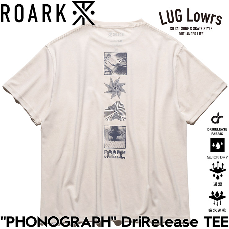 ROARK �������� T����� ��� ȾµT����� ®��T����� �ɥ饤T����� �ۿ�®�� ���� ����ե��å�T����� PHONOGRAPH DriRelease TEE RTJDR1220-WWH 26SU ��������Ź������