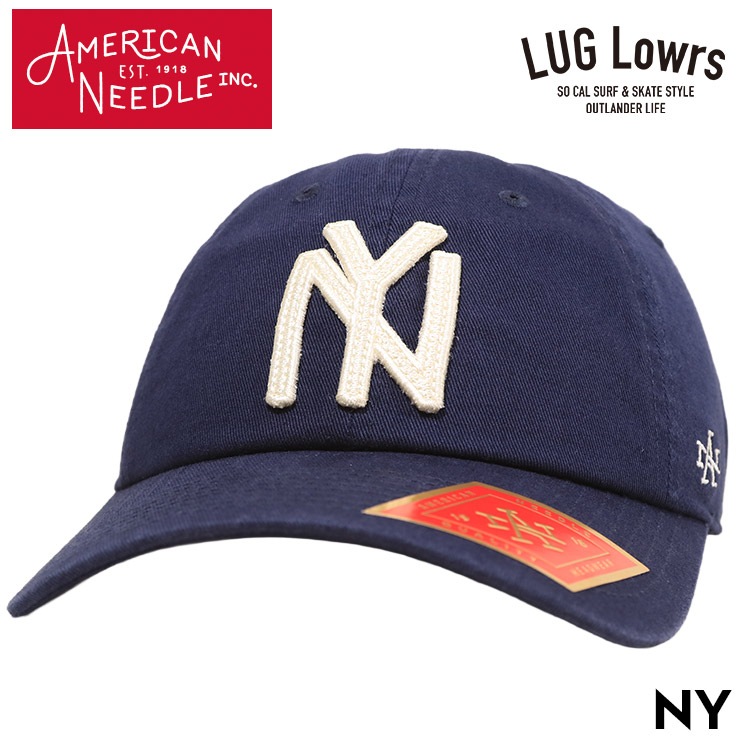 AMERICAN NEEDLE ����ꥫ��ˡ��ɥ� ����å� ��� ��ǥ����� �١����ܡ��륭��å� 6�ѥͥ륭��å� �����֥Х����� �ɽ�����å� NY SMU674A-NBY_NAVY_OS NAVY ��������Ź������