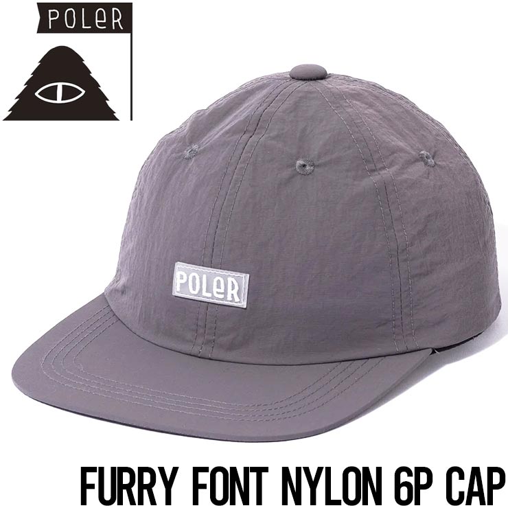 ������̵����˹�� ���ȥ�åץ����ɥ���å�  POLeR �ݡ��顼 FURRY FONT NYLON 6P CAP 251MCV0092 GRY ��������Ź������