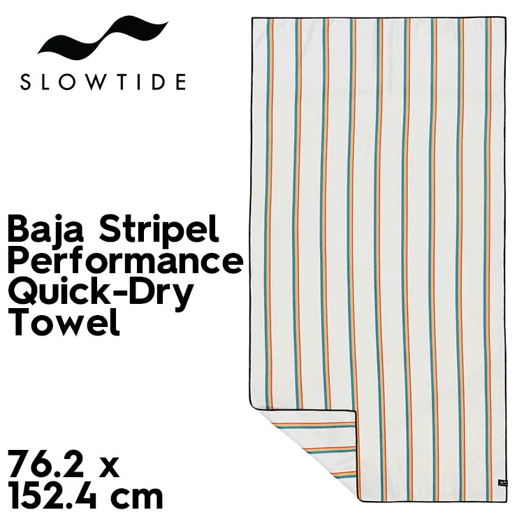 ̵ۥӡ Х åɥ饤 SLOWTIDE  Baja Stripe Performance Quick-Dry Towel STQD056 Ź