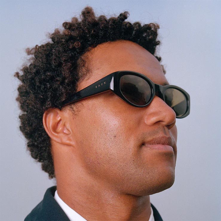 ̵ۥ󥰥饹 RAEN Optics 졼 KWELA Recycled Black / Agave 100U251KWE-S482-53 Ź
