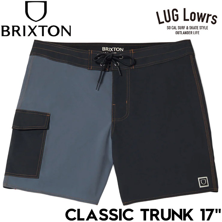 BRIXTON �֥ꥯ���ȥ� �ܡ��ɥ��硼�� ��� �����եѥ�� ���� ���ѥ� ���硼�ȥѥ�� 17����� ®�� ���å����ե��å� CLASSIC TRUNK 17 30066 26SU BLKFG ��������Ź������