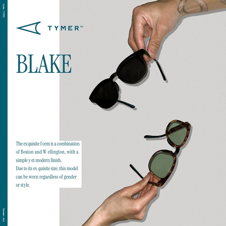 TYMER �����ޡ� ���󥰥饹 ��� ��ǥ����� Ĵ�����󥰥饹 ���ݡ��ĥ��󥰥饹 BLAKE �֥쥤�� Matt Black/Photochromic Grey TY101-MBK-PGY ��������Ź������