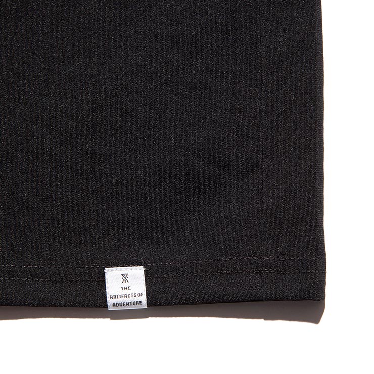 ̵ROARKʥ T  Ⱦµ ۴® ܿ䴶 ɽ ȥå DELTA QD S/S TEE EVALET x Polartec RTJPD1120-BLK 