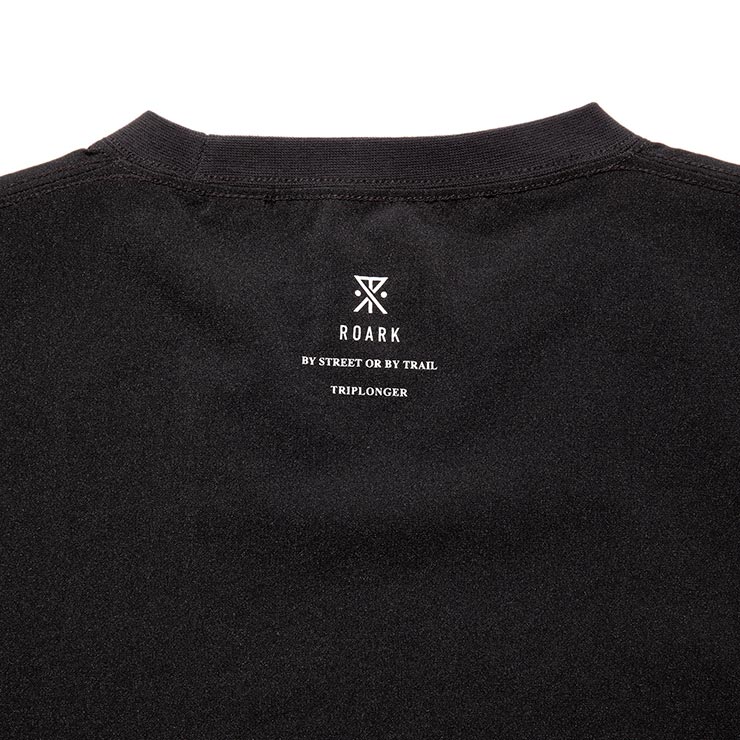 ̵ROARKʥ T  Ⱦµ ۴® ܿ䴶 ɽ ȥå DELTA QD S/S TEE EVALET x Polartec RTJPD1120-BLK 