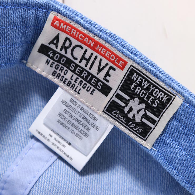AMERICAN NEEDLE ����ꥫ��ˡ��ɥ� ����å� ��� ��ǥ����� �١����ܡ��륭��å� 6�ѥͥ륭��å� �ɽ�����å� �˥����꡼�� Archive Brooklyn Eagles SMU694B-BEAG LIGHT DENIM ��������Ź������