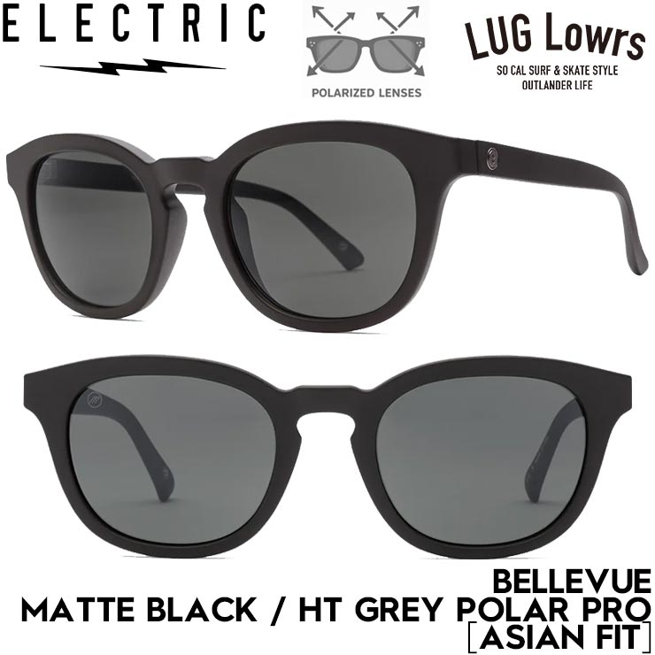 ELECTRIC ���쥯�ȥ�å� BELLEVUE - MATTE BLACK / HT GREY POLAR PRO ��ASIAN FIT�� ���󥰥饹 �ޥåȥ֥�å� ���졼�ݥ�������� PRO �и���� ��� ��ǥ����� ��������Ź������