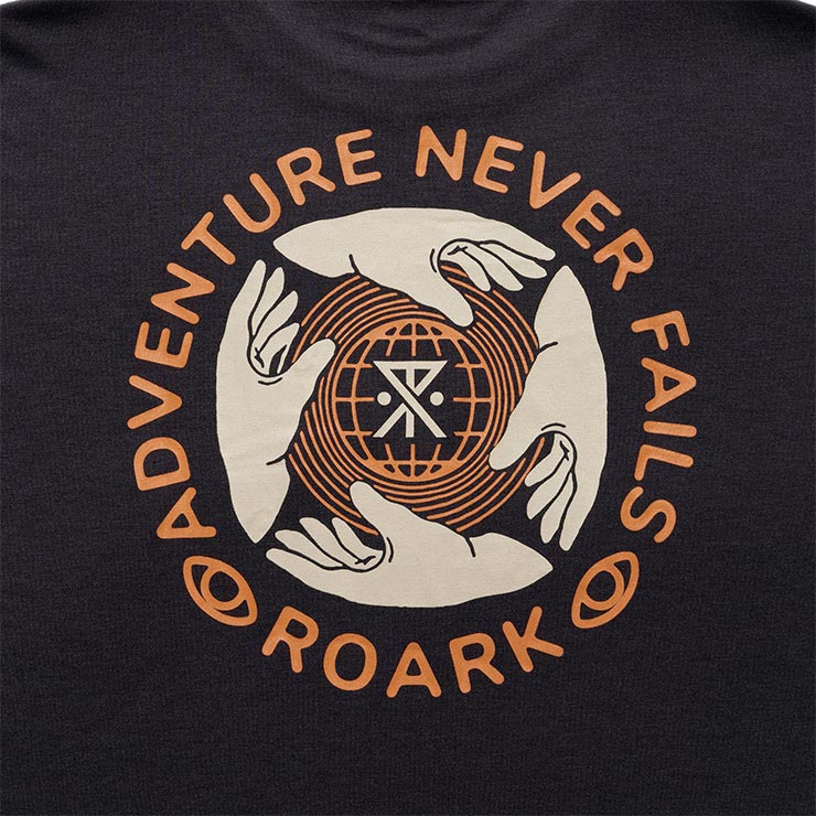 ROARK �������� T����� ��� ���åȥ���T����� �Ρ����꡼��T����� ®�� �ɥ饤 �ۿ�®�� ���� ��NEVER FAILS�� DriRelease CUTOFF TEE RTJDR1224-BLK ��������Ź������