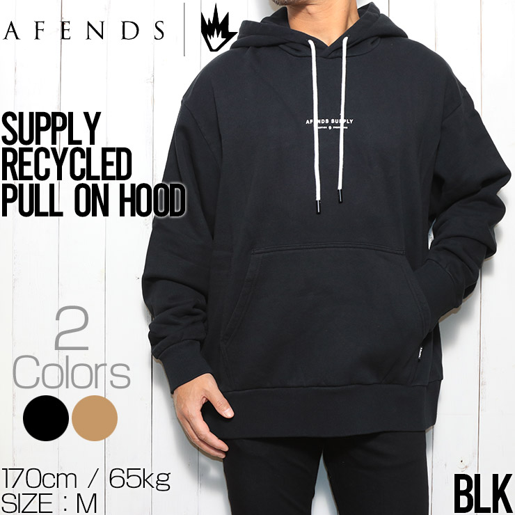 ������̵���� AFENDS ���ե��� SUPPLY RECYCLED PULL ON HOOD �ץ륪���С��ѡ����� �ա��ǥ� M214515