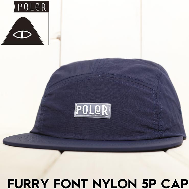 POLeR �ݡ��顼 ����å� ��� ��ǥ����� ˹�� ���ȥ�åץ����ɥ���å� �ʥ����󥭥�å� 5�ѥͥ륭��å� ��������å� FURRY FONT NYLON 5P CAP 251MCV0097 NVY ��������Ź������
