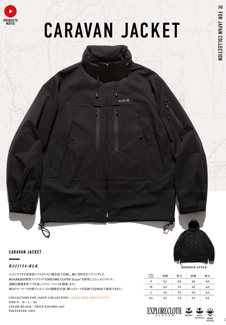 THE ROARK REVIVAL ХХ CARAVAN JACKET 른㥱å  RJJ1154-BLK Ź