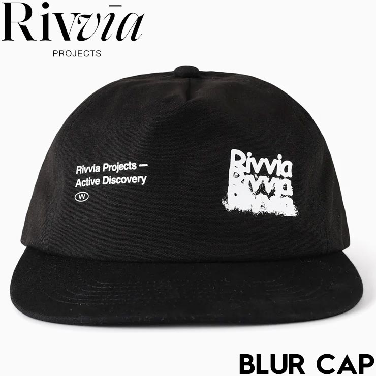 Rivvia PROJECTS ��������ץ��������� BLUR CAP ���ȥ�åץХå�����å�  ˹�� RHW-25316 WASHED BLACK ��������Ź������