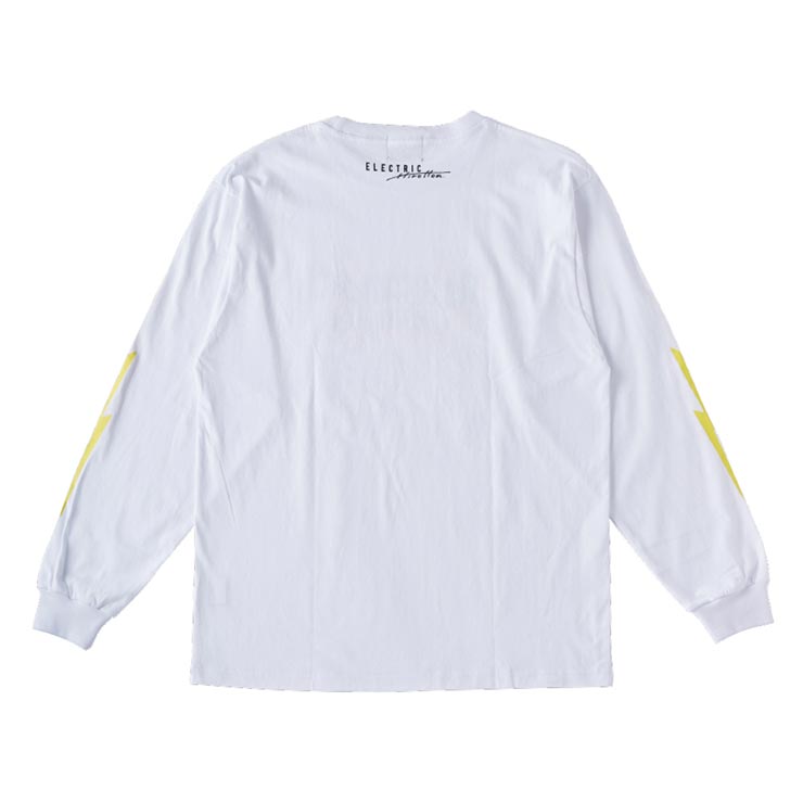 ���󥰥��꡼��TEE ����T ELECTRIC ���쥯�ȥ�å� ELECTRIC��HIROTTON VOLT L/S TEE E24FT03 WHT ��������Ź������