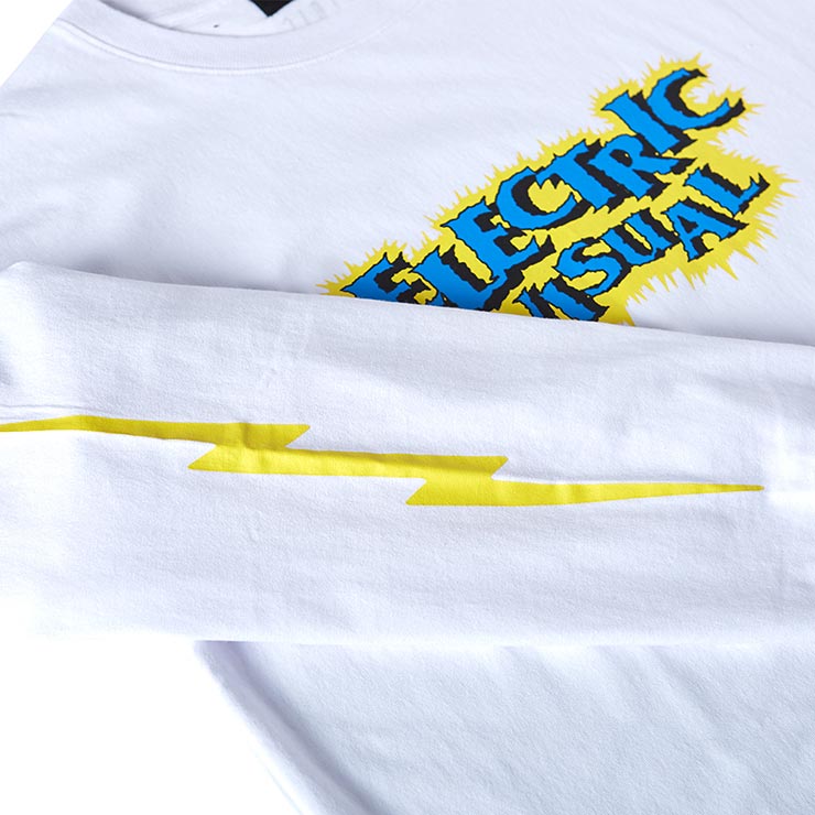 ���󥰥��꡼��TEE ����T ELECTRIC ���쥯�ȥ�å� ELECTRIC��HIROTTON VOLT L/S TEE E24FT03 WHT ��������Ź������