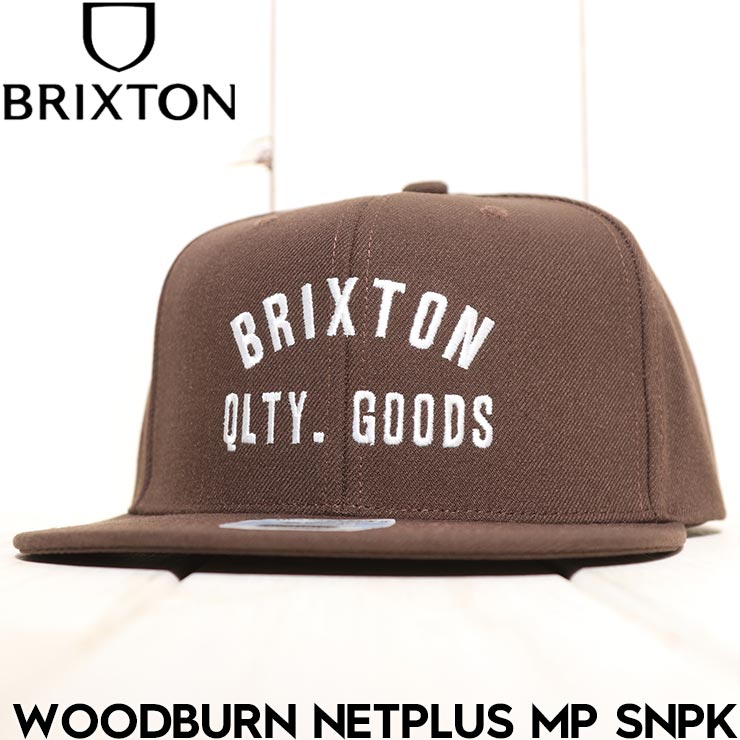 ������̵���ۥ��ʥåץХå�����å� ˹�� BRIXTON �֥ꥯ���ȥ� WOODBURN NETPLUS MP SNPK 11691 BROWN ��������Ź������