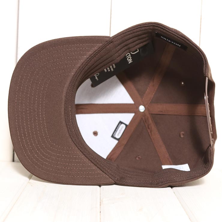 ������̵���ۥ��ʥåץХå�����å� ˹�� BRIXTON �֥ꥯ���ȥ� WOODBURN NETPLUS MP SNPK 11691 BROWN ��������Ź������