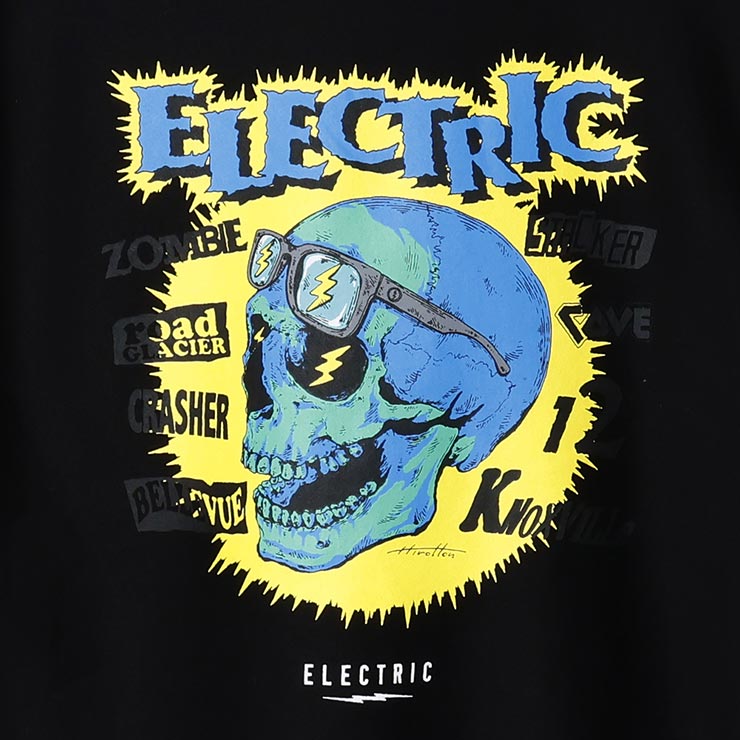 ������̵���ۥץ륪���С��ѡ����� �ա��ǥ� ELECTRIC ���쥯�ȥ�å� ELECTRIC��HIROTTON SKULL HOOD E24FU13 BLK ��������Ź������