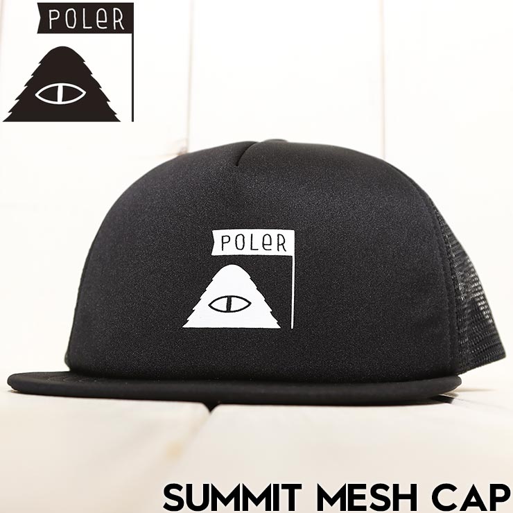 ̵˹ å奭å  POLeR ݡ顼 SUMMIT MESH CAP 251MCV0108 BLK Ź