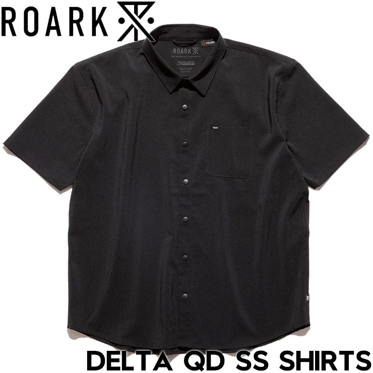 ̵ROARK    DELTA QD SS SHIRTS RWJD1120-BLK  Ⱦµ ۴® ȥåǺ ޡ 
