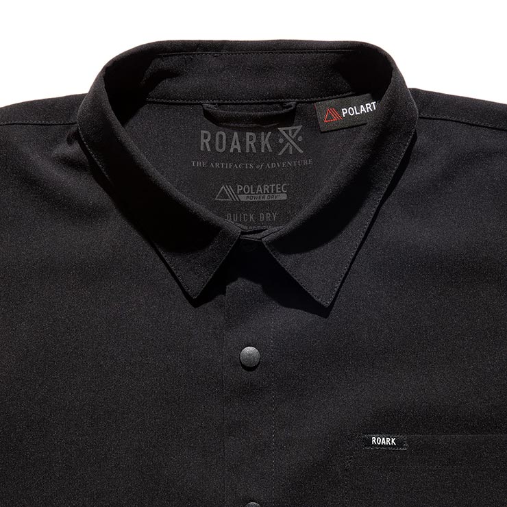 ̵ROARK    DELTA QD SS SHIRTS RWJD1120-BLK  Ⱦµ ۴® ȥåǺ ޡ 