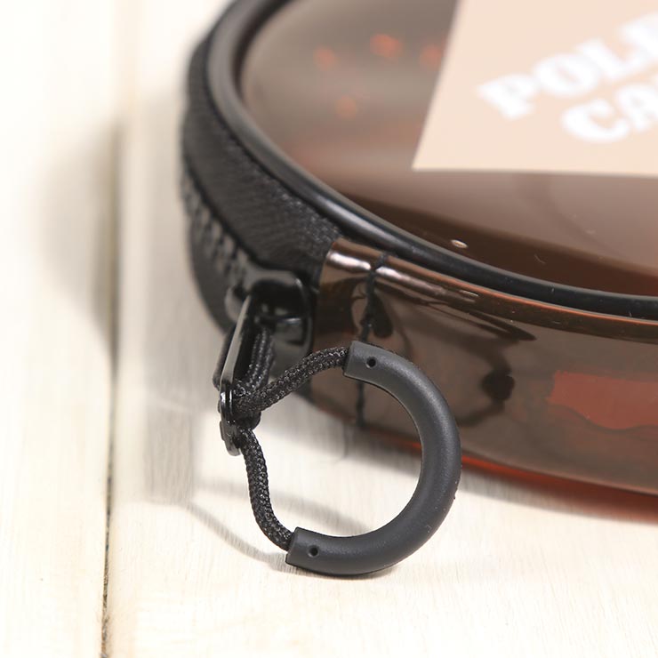 POLeR �ݡ��顼 HIGH&DRY PVC ROUND POUCH �饦��ɥݡ��� ��ʪ���� �ɿ� �ʥ����� ���ȥ�å��դ� 253MCV0118 BROWN ��������Ź������