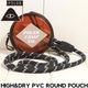 POLeR �ݡ��顼 HIGH&DRY PVC ROUND POUCH �饦��ɥݡ��� ��ʪ���� �ɿ� �ʥ����� ���ȥ�å��դ� 253MCV0118 BROWN ��������Ź������