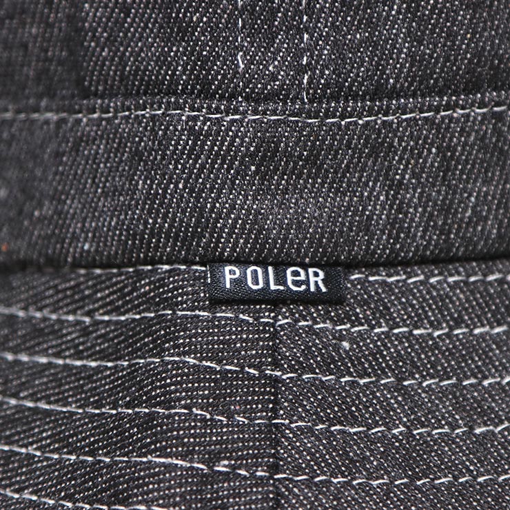 ������̵���ۥХ��åȥϥå� ˹�� POLeR �ݡ��顼 DENIM BELL HAT 251MCV0085 BLACK DENIM ��������Ź������