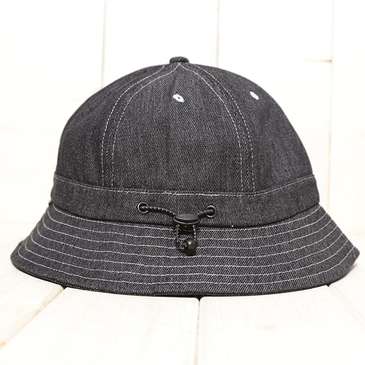 ������̵���ۥХ��åȥϥå� ˹�� POLeR �ݡ��顼 DENIM BELL HAT 251MCV0085 BLACK DENIM ��������Ź������